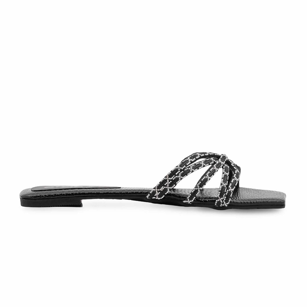 Black Formal Slipper For Women FR8485
