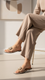 Peach Formal Slipper For Women FR8486