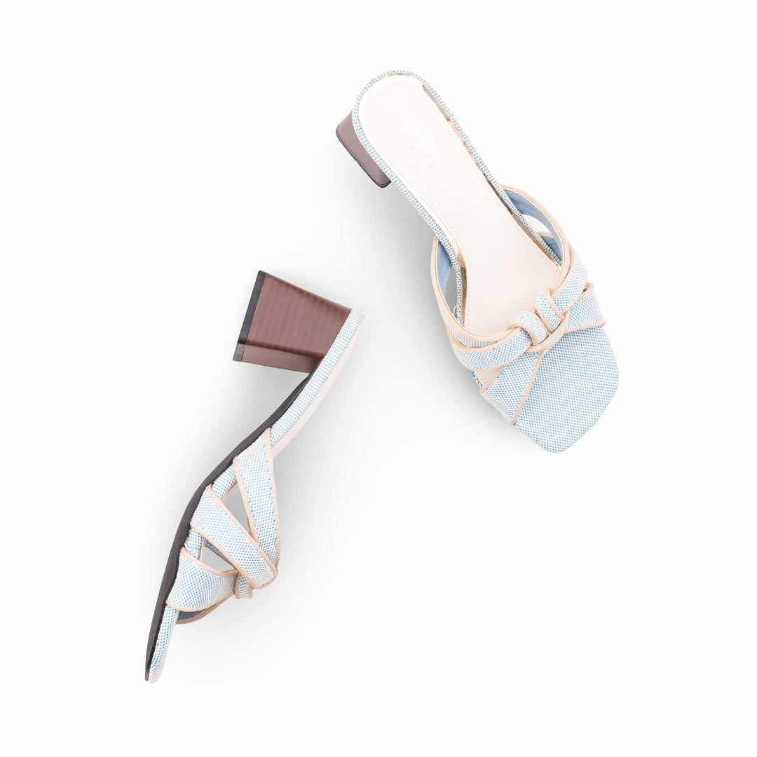 Sky Blue Formal Slipper For Women FR8507