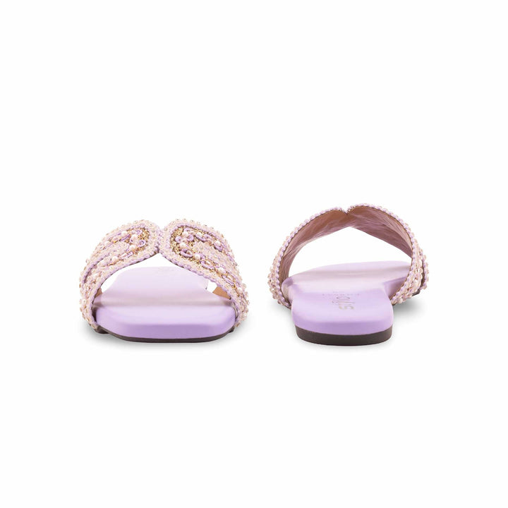 Purple Formal Slipper For Women FR8531