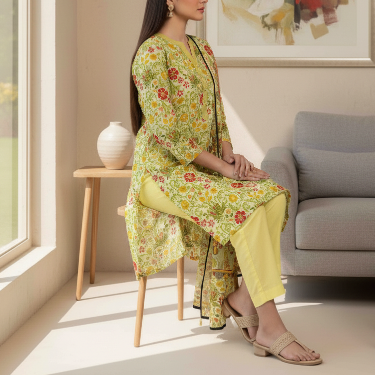 3PC Unstitched Printed Suit US5467