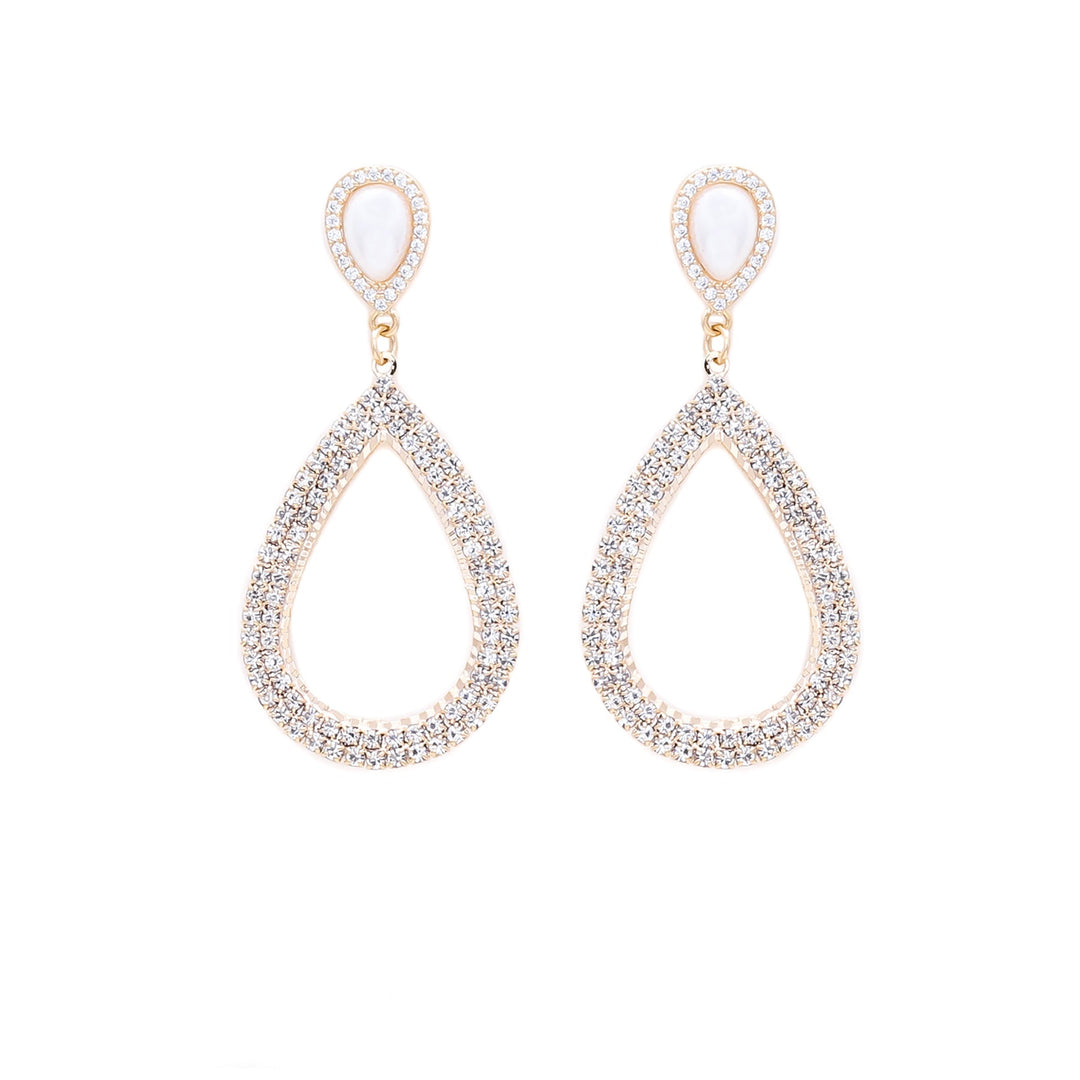 Golden Color Earrings J0487715.