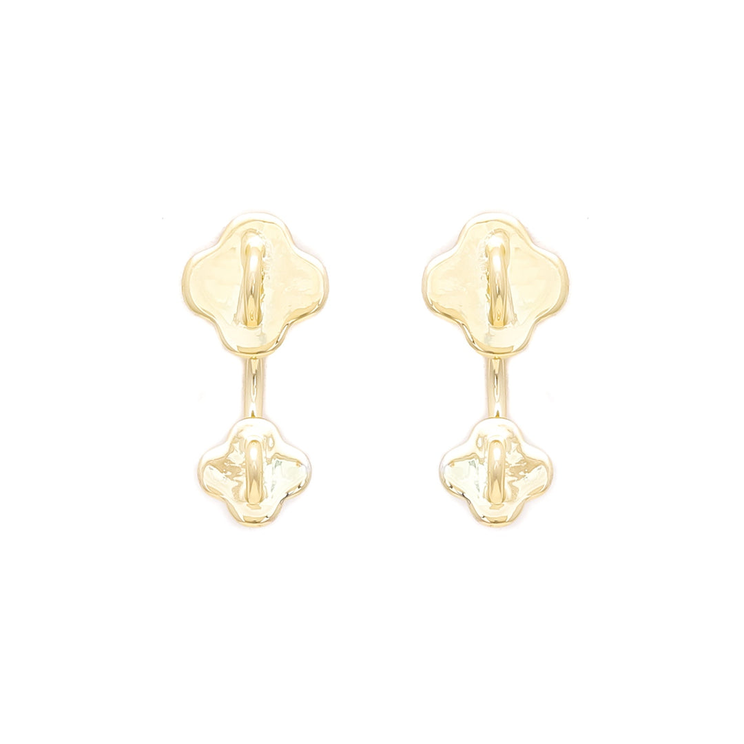 Golden Color Earrings J0501115.