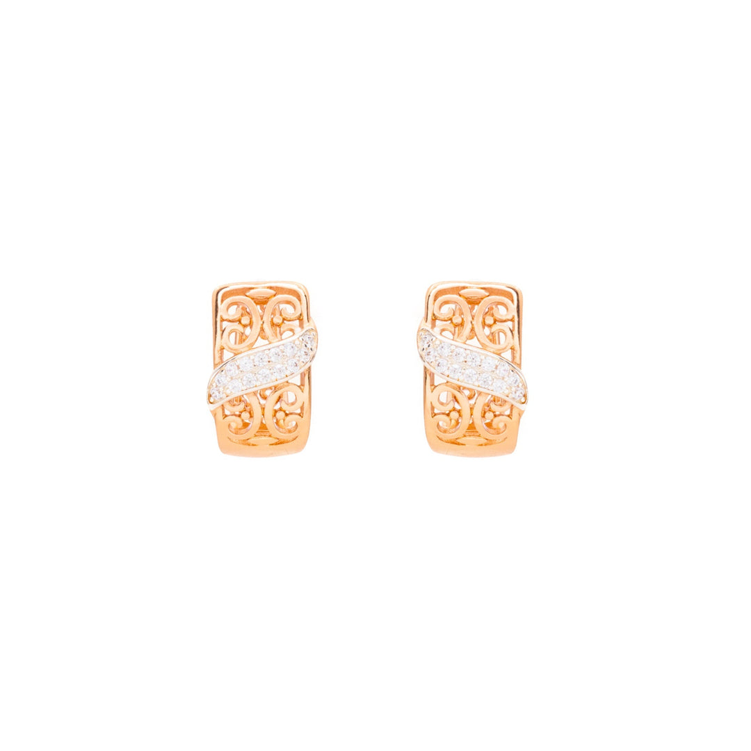 Two Tone Earrings J0537174