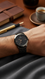 BLACK GENTS WATCH J33925