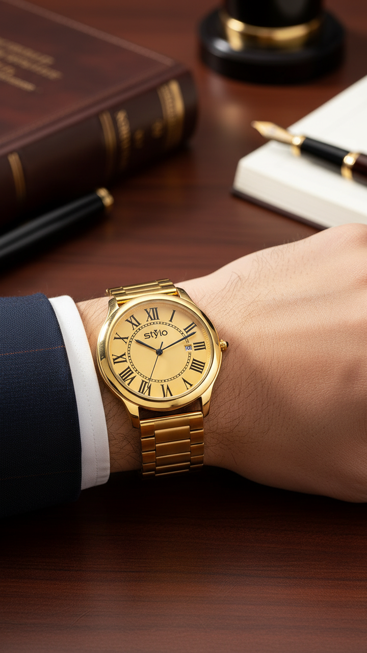 Golden Gents Watch J33929