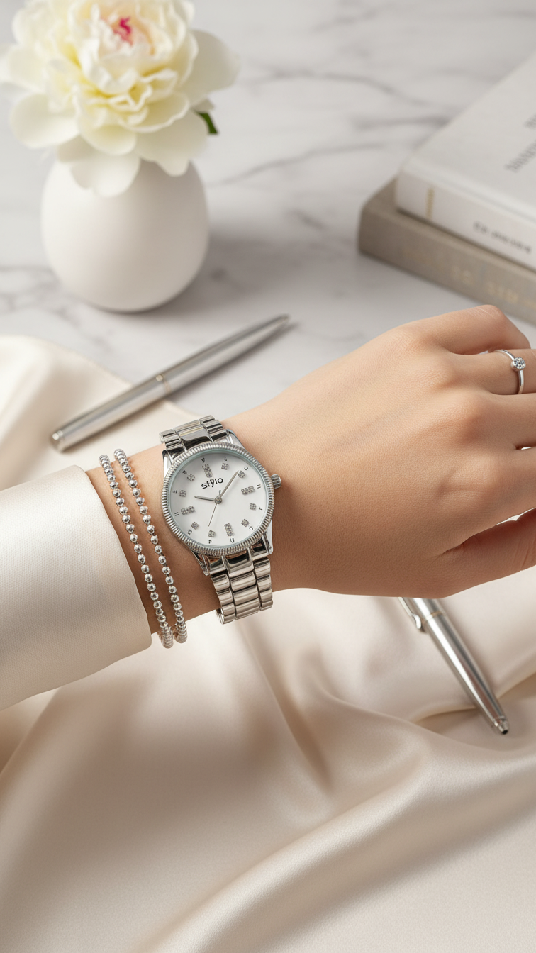 SILVER LADIES WATCH J33932