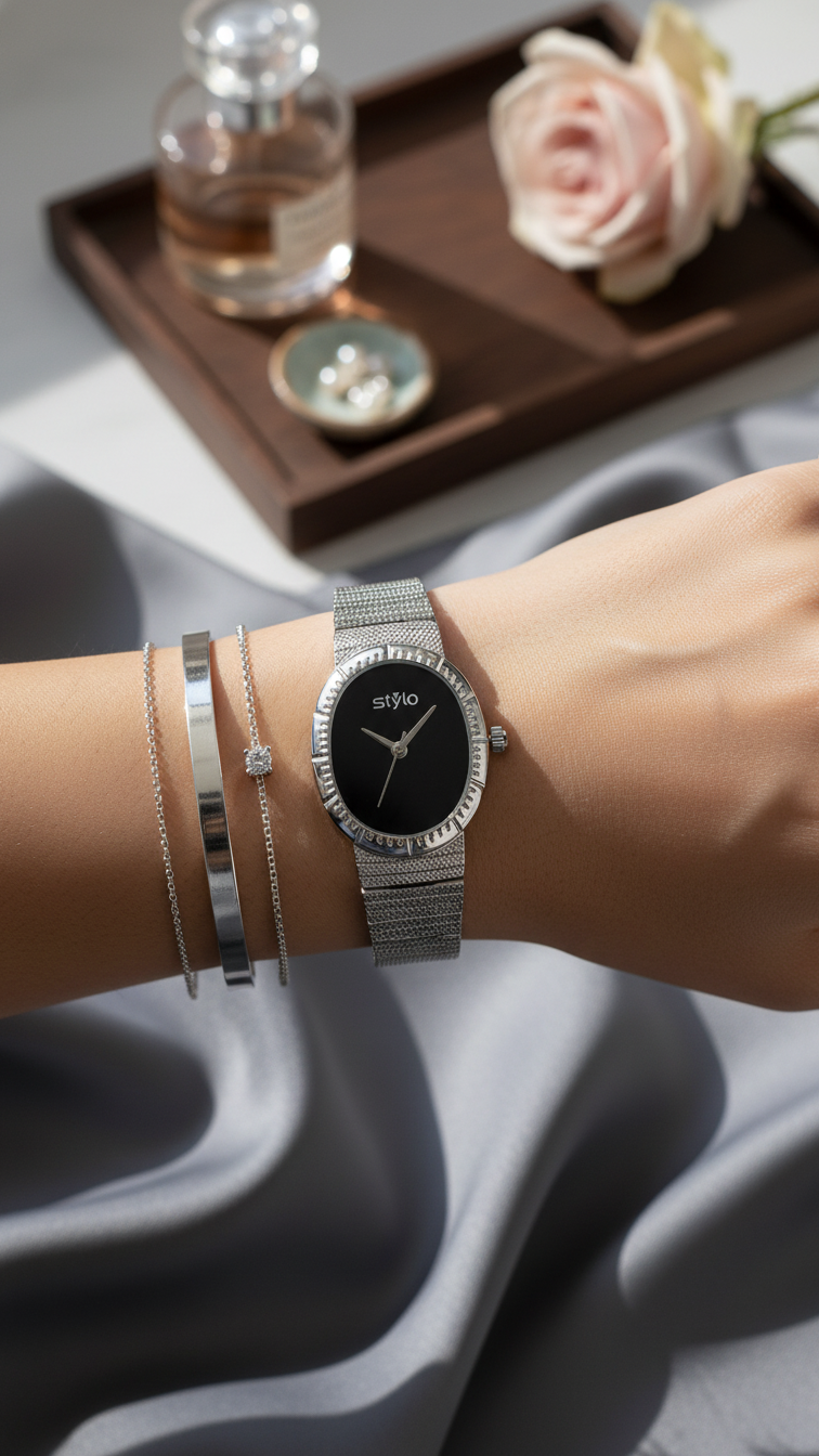 SILVER LADIES WATCH J33935