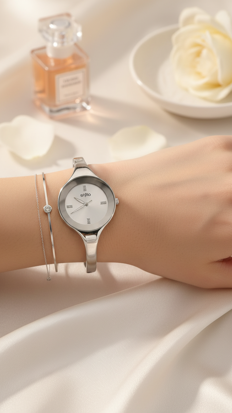 Silver Ladies Watch J33982