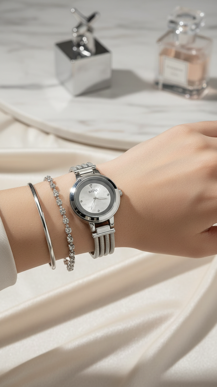 Silver Ladies Watch J34002