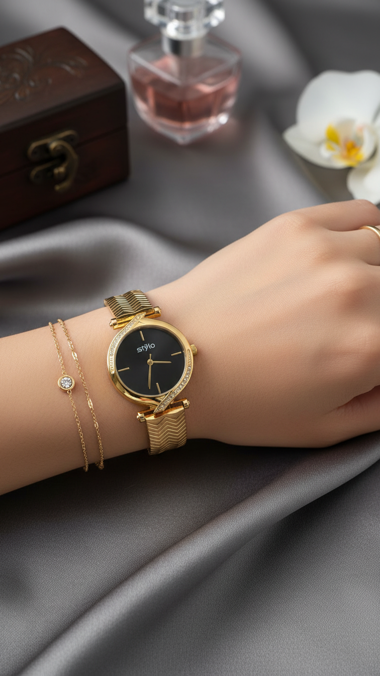Golden Ladies Watch J34021