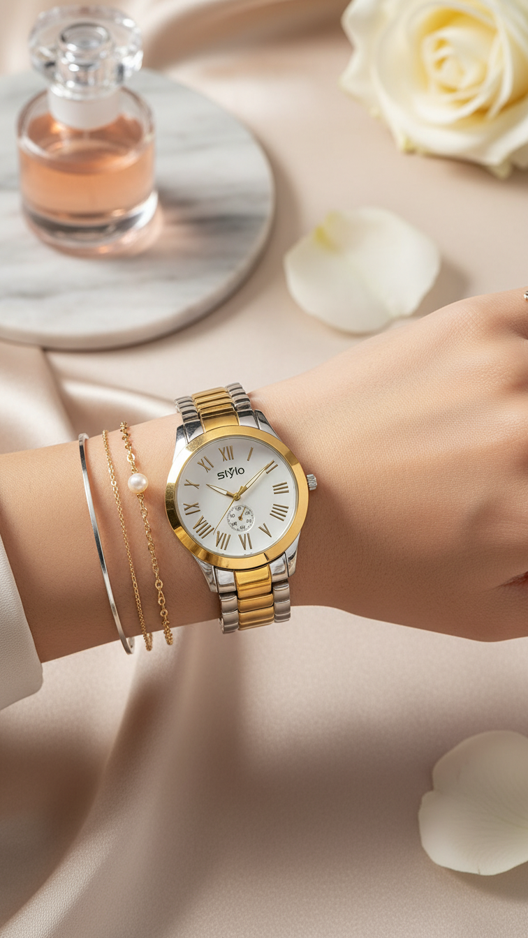 Two Tone Ladies Watch J34028