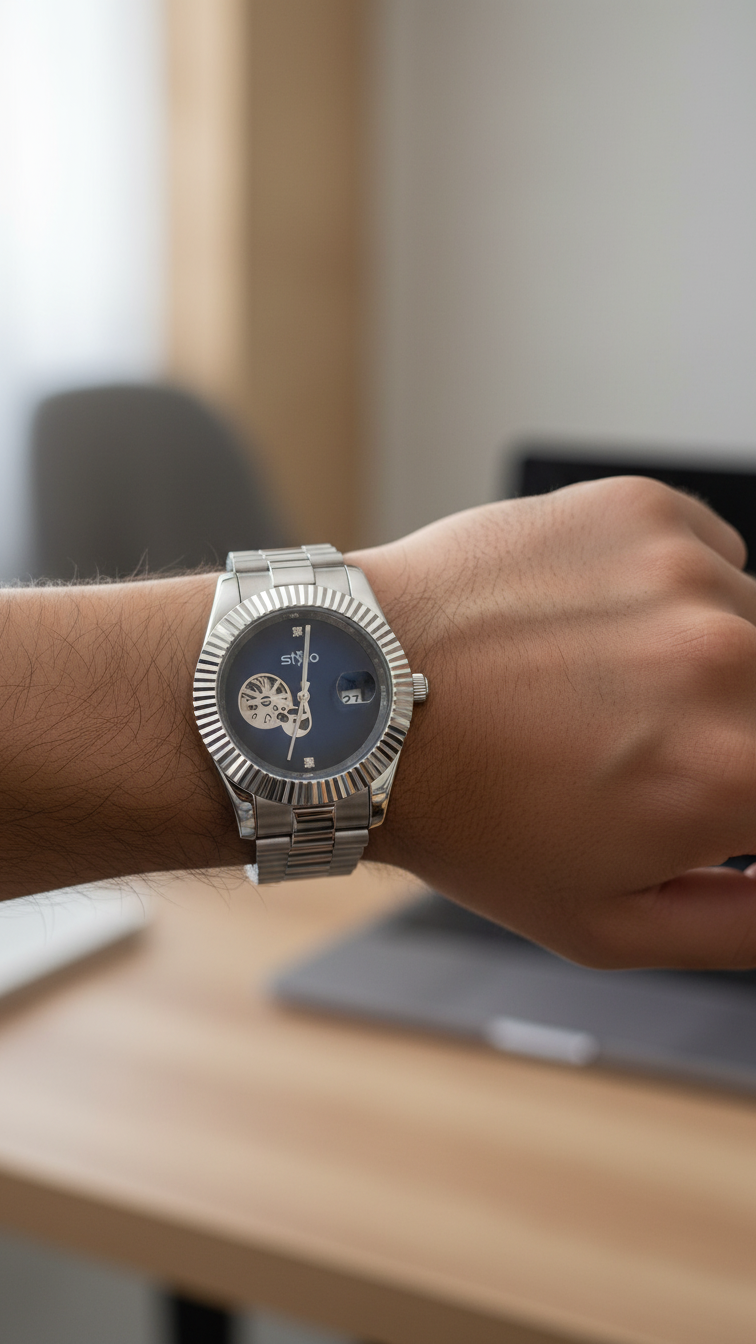 Silver Gents Watch J34033