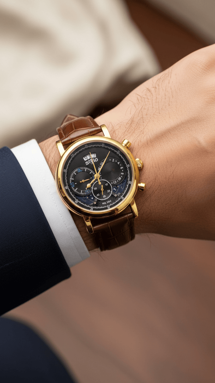 Brown Gents Watch J34034