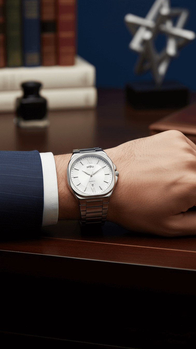 Silver Gents Watch J34109