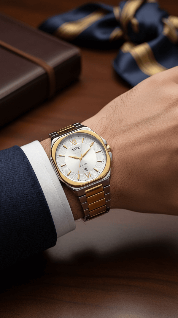 Two Tone Gents Watch J34109
