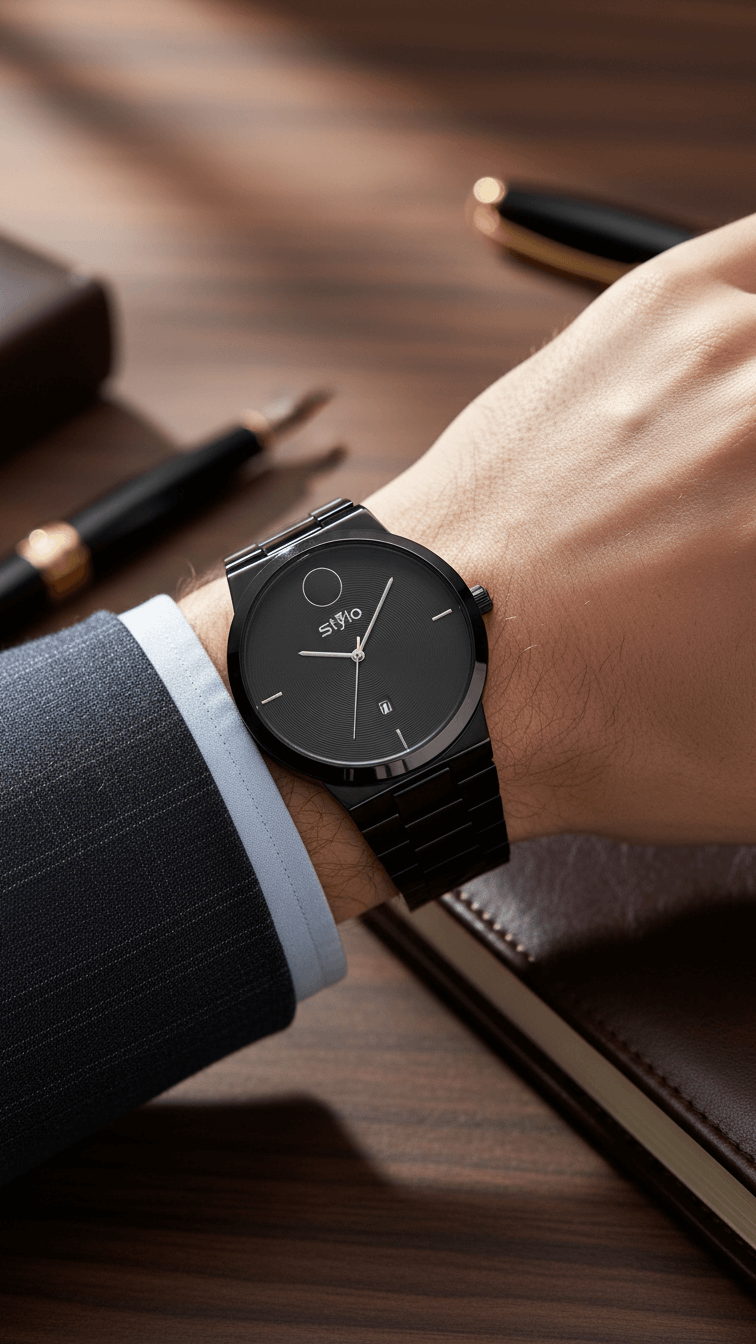 Black Gents Watch J34113