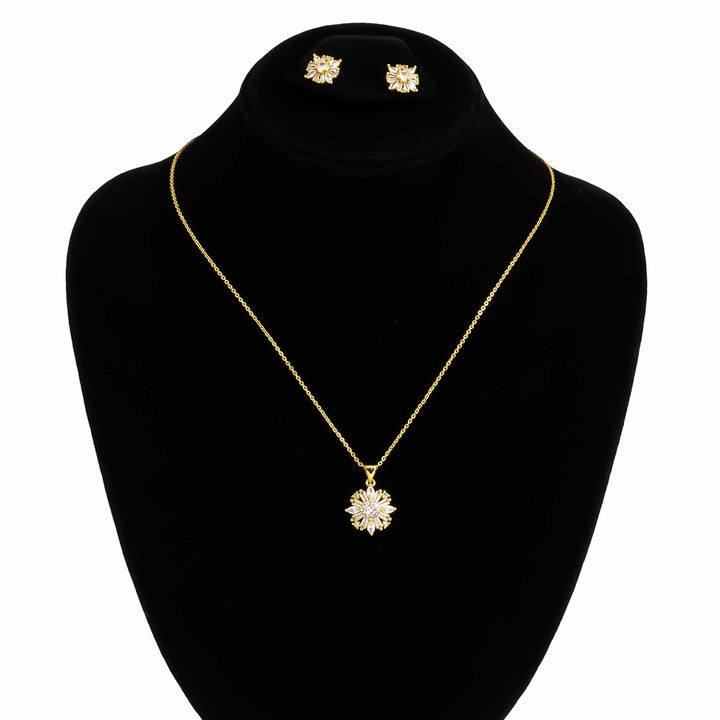 GOLDEN PENDENT SET J42956