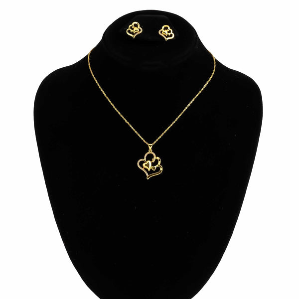 GOLDEN PENDANT SET J42957