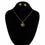 GOLDEN PENDANT SET J42957