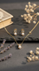 GOLDEN PENDANT SET J42960