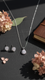 SILVER PENDANT SET J42965