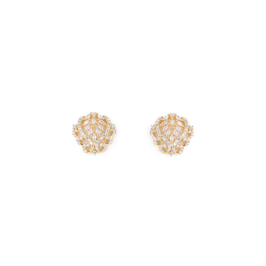 Golden Color Earrings K2709115.