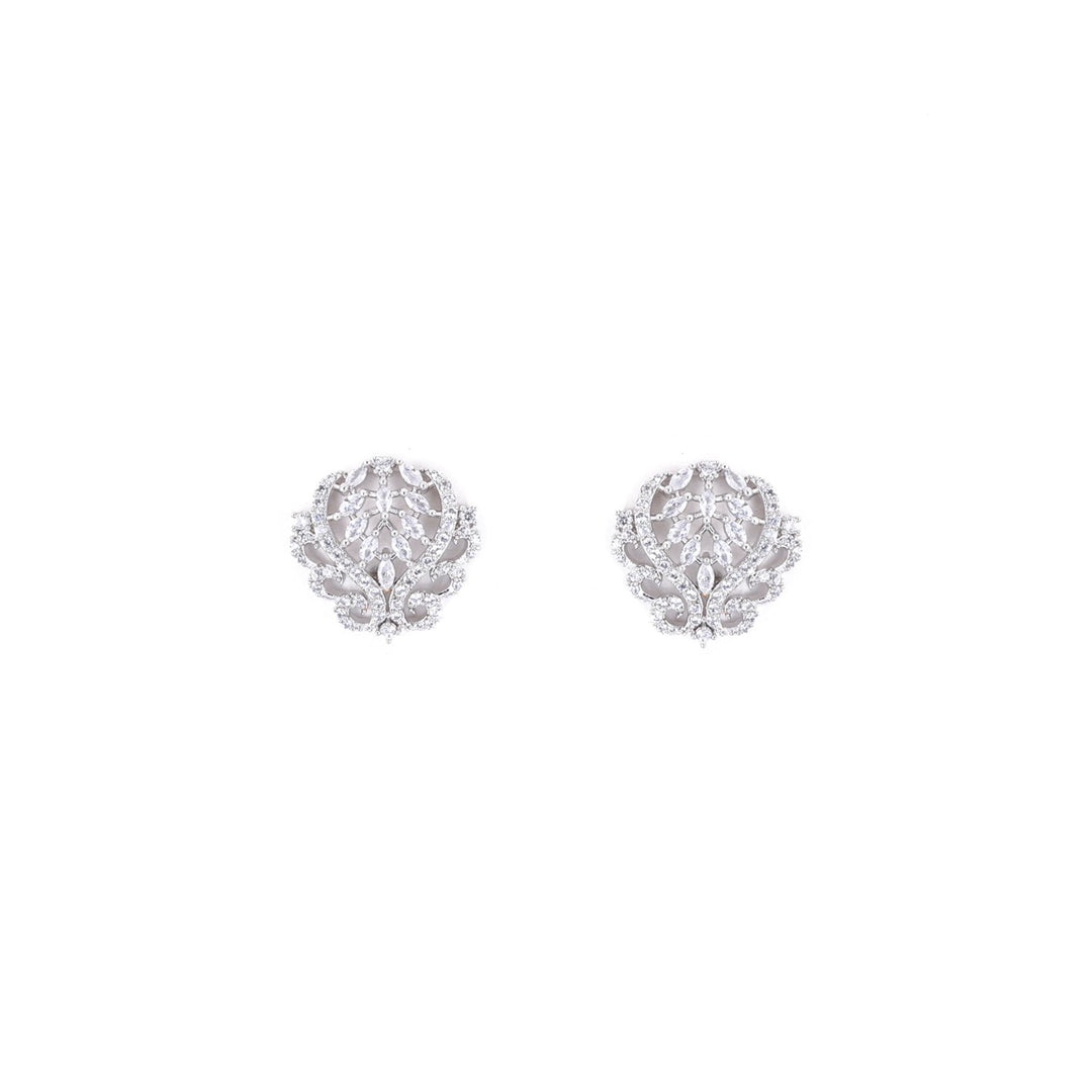 Silver Color Earrings K2709116.
