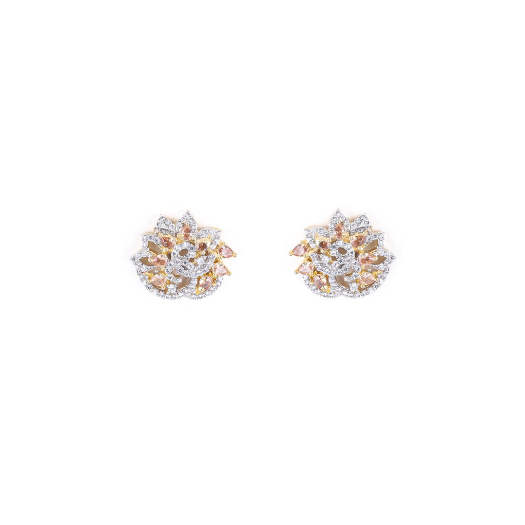 Two Tone Color Earrings K2709674.