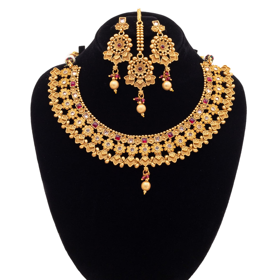 Maroon Necklace K9387205