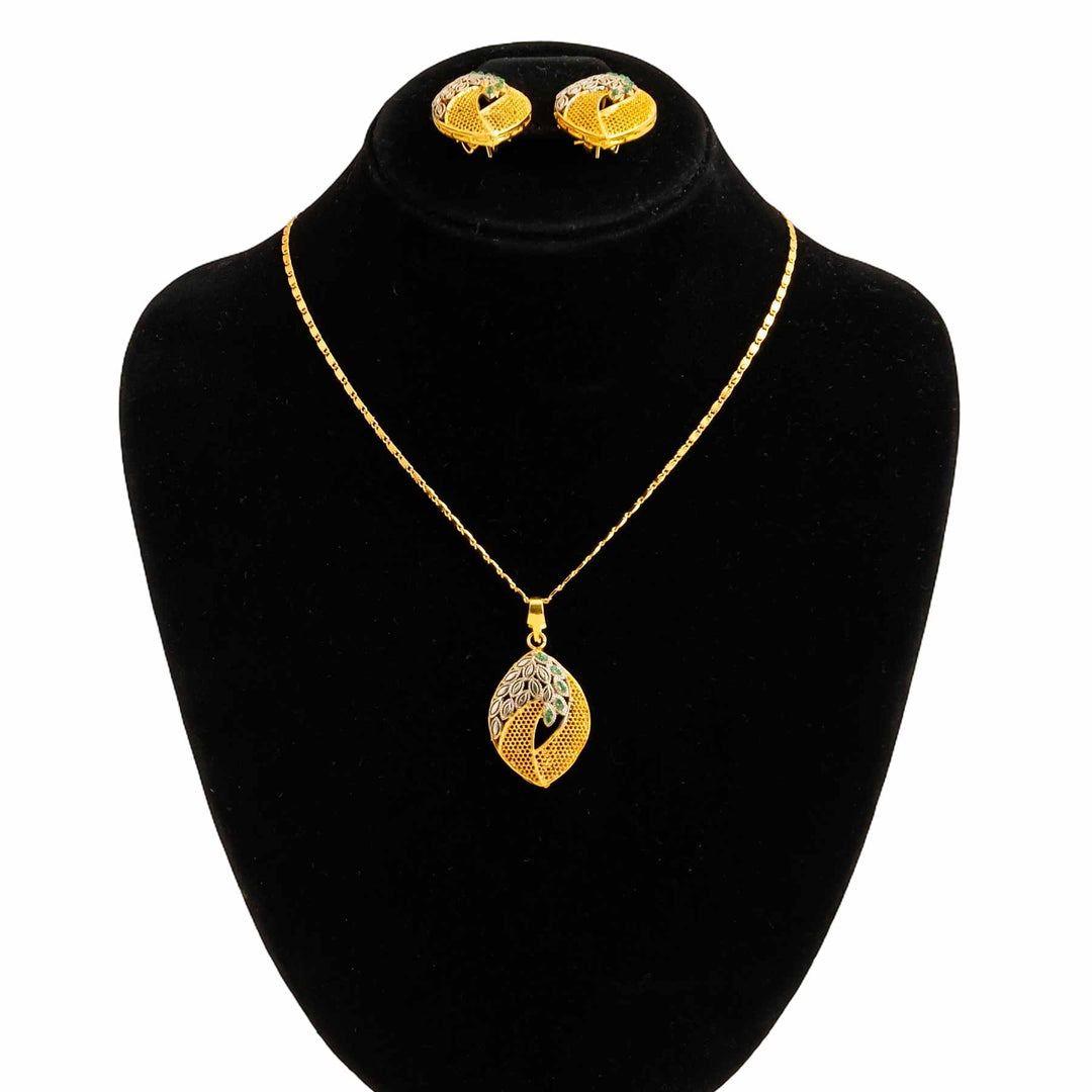 Green Pendant Set K95406