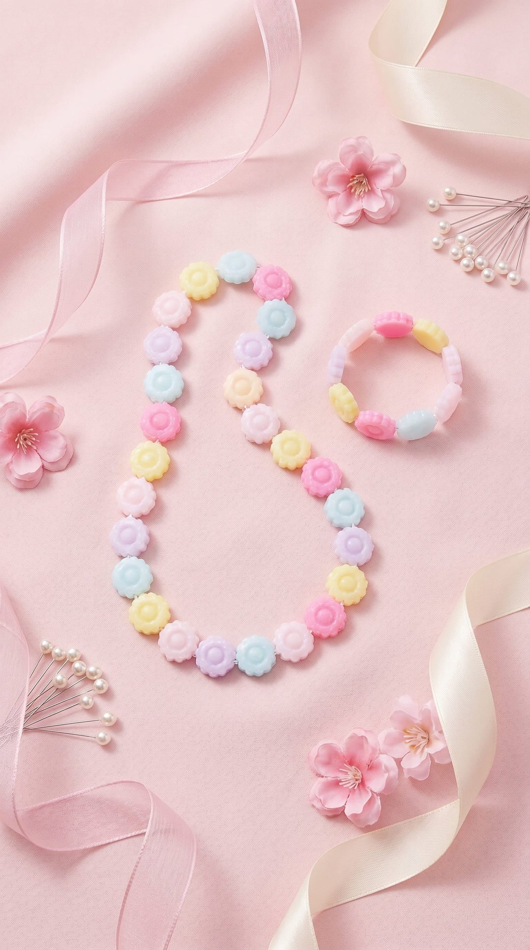 Necklace & Bracelet Set For Kids K96945