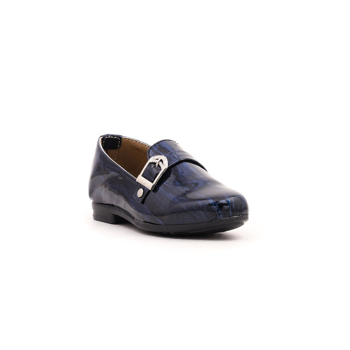 Boys Blue Formal Moccasin KD0518