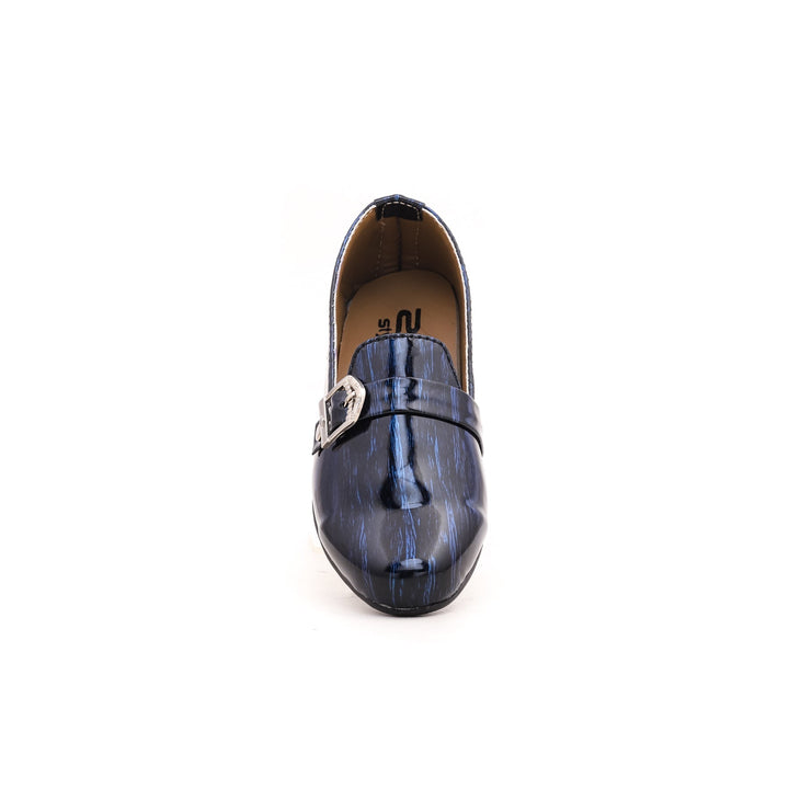 Boys Blue Formal Moccasin KD0518