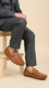 Boys Brown Formal Moccasin KD0839