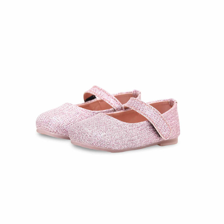 Girls Champagne Fancy Pumps KD0937
