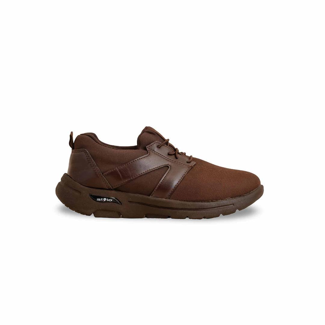 Boys Brown Casual Jogger KD1795