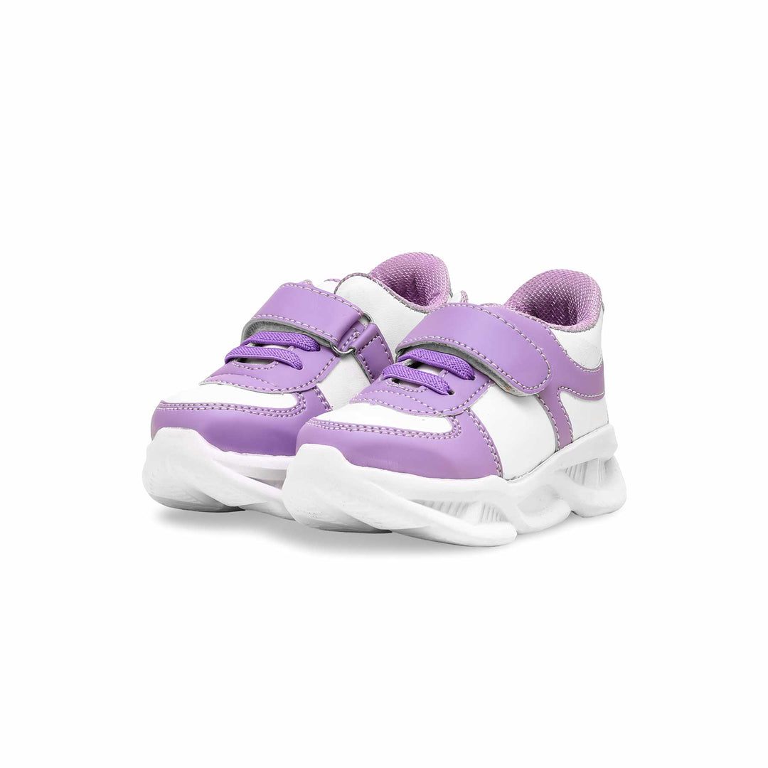 Girls Purple Casual Jogger KD1816