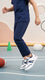 Boys White Casual Jogger KD1819