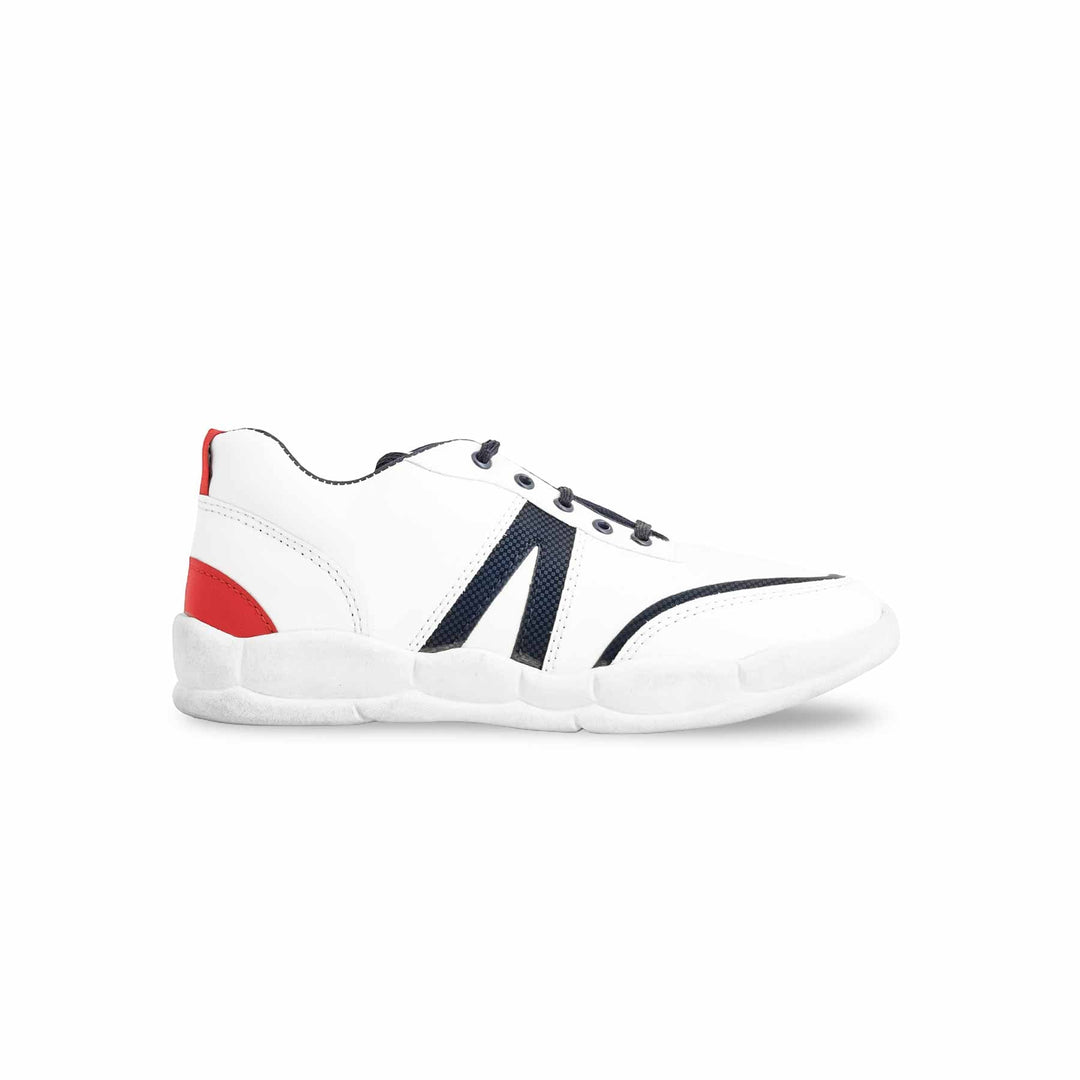 Boys White Casual Jogger KD1819