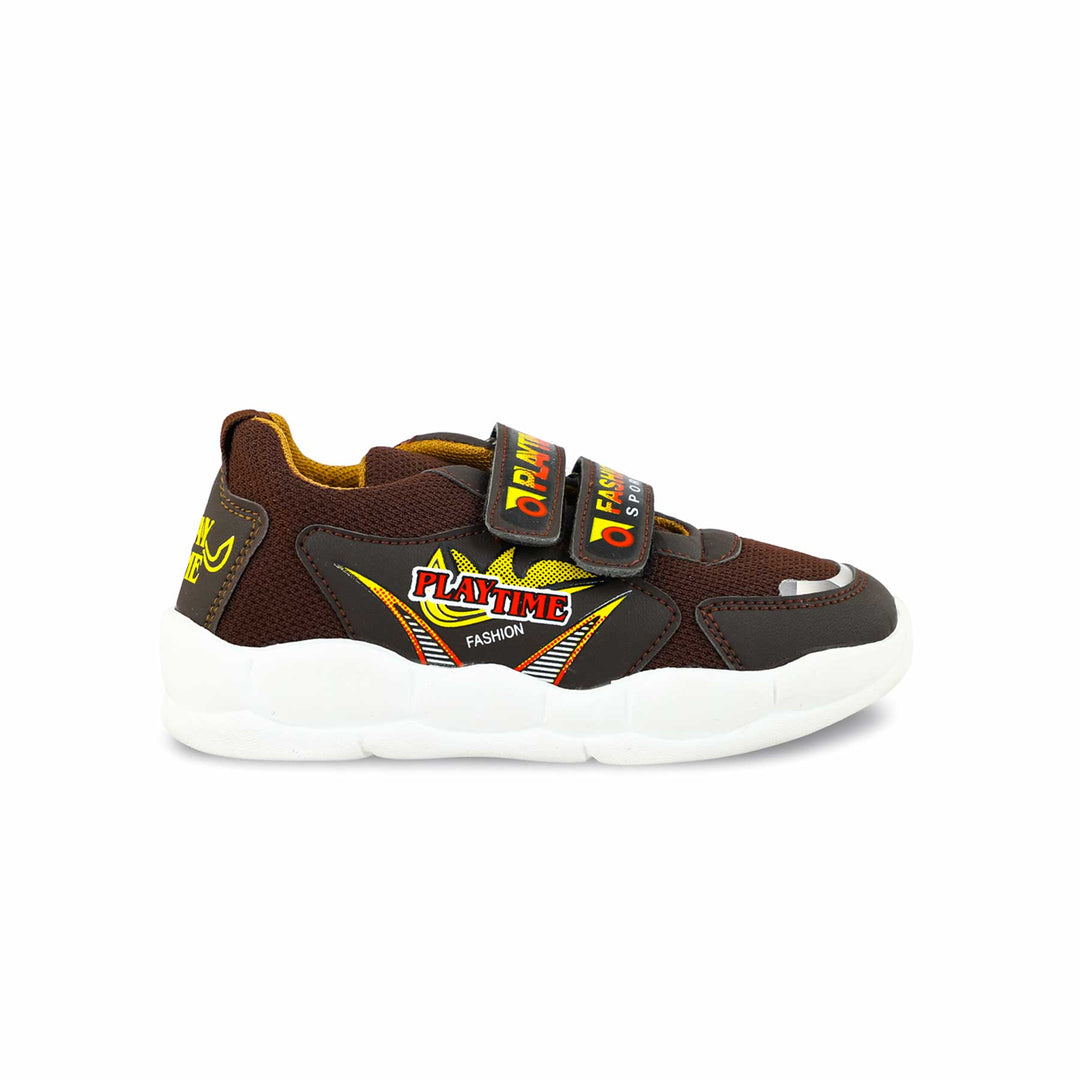 Boys Brown Casual Jogger KD1840