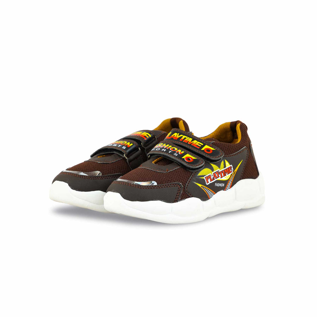 Boys Brown Casual Jogger KD1840