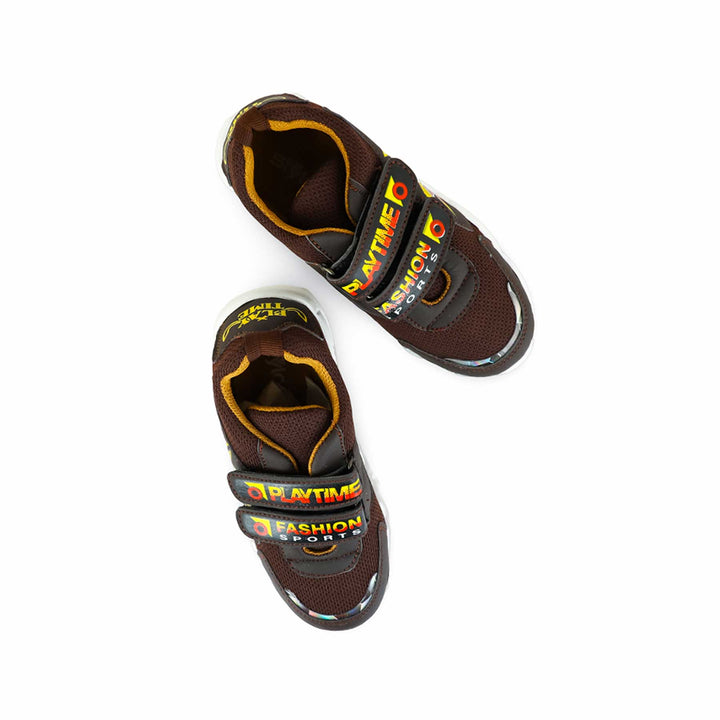 Boys Brown Casual Jogger KD1840