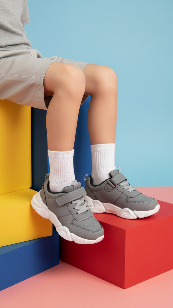 Boys grey Casual Jogger KD1846