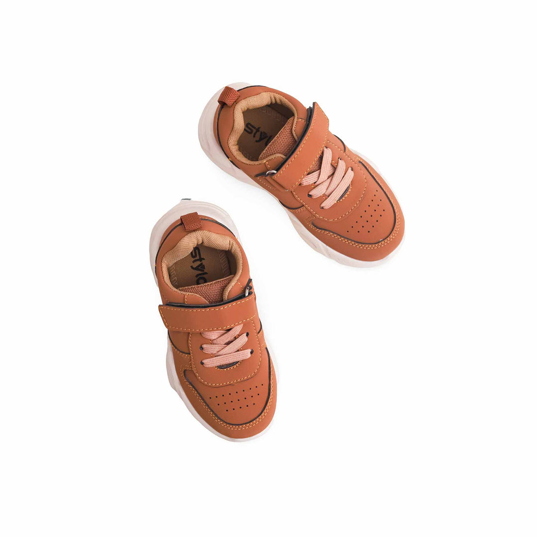 Boys Brown Casual Jogger KD1846