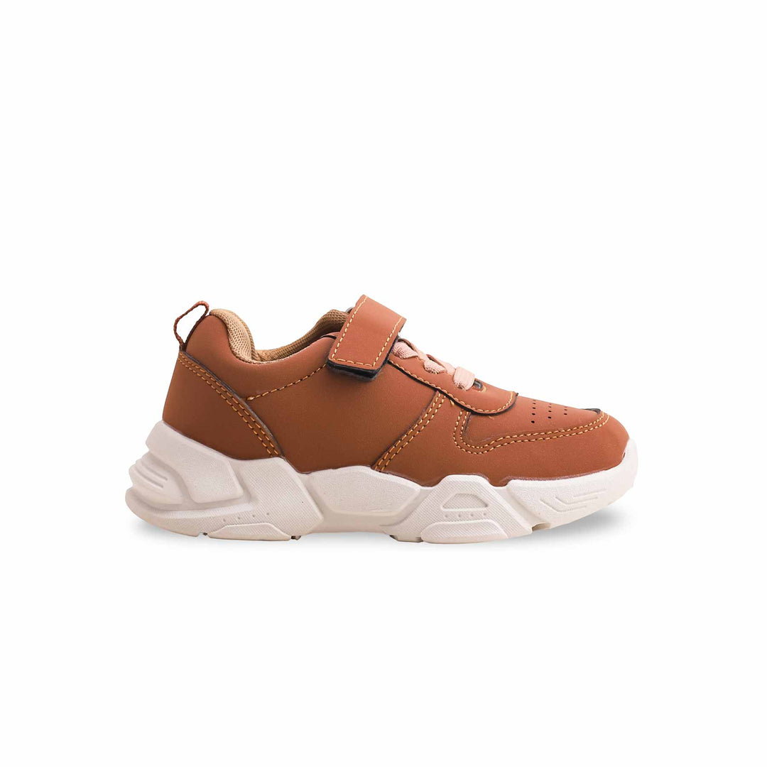 Boys Brown Casual Jogger KD1846
