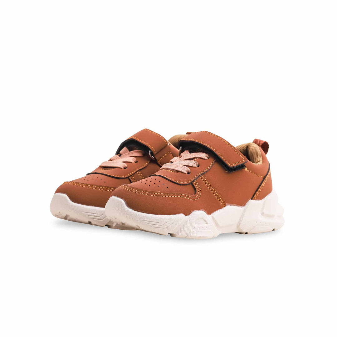 Boys Brown Casual Jogger KD1846