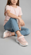 Girls Pink Casual Jogger KD1849