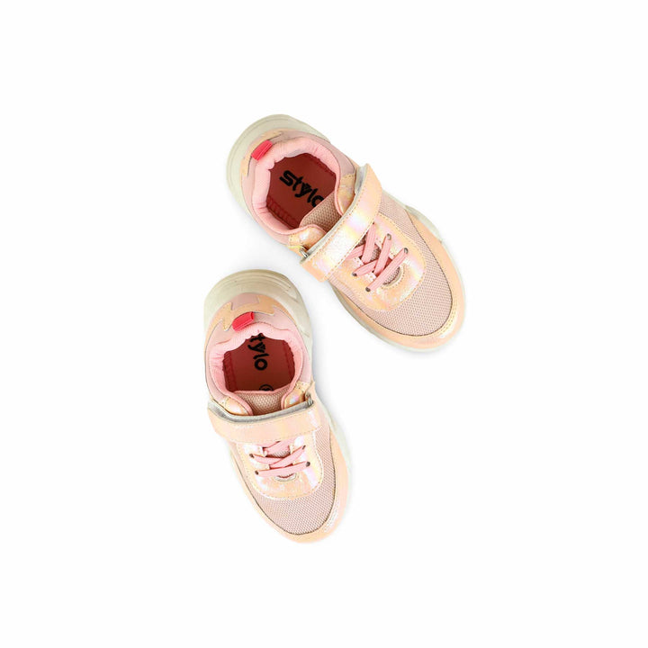 Girls Pink Casual Jogger KD1849