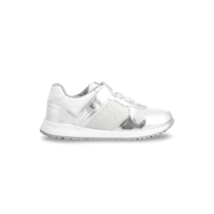 Girls Silver Casual Jogger KD1889